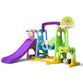 6 in 1 Kinderrutsche Spielplatz Kletterturm Basketballkorb Kinderspielzeug