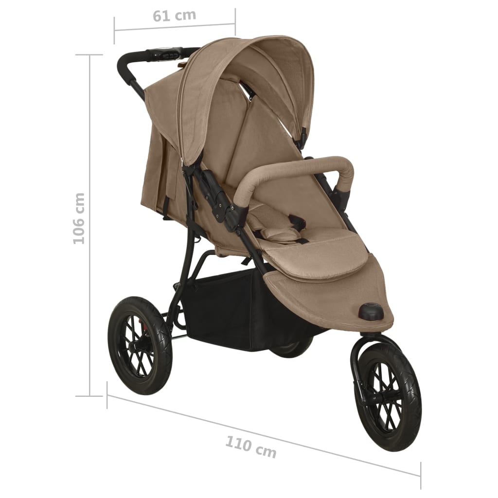 Kinderwagen Stahl Kinderbuggy Reisebuggy Sportwagen Mehrere Auswahl Vidaxl