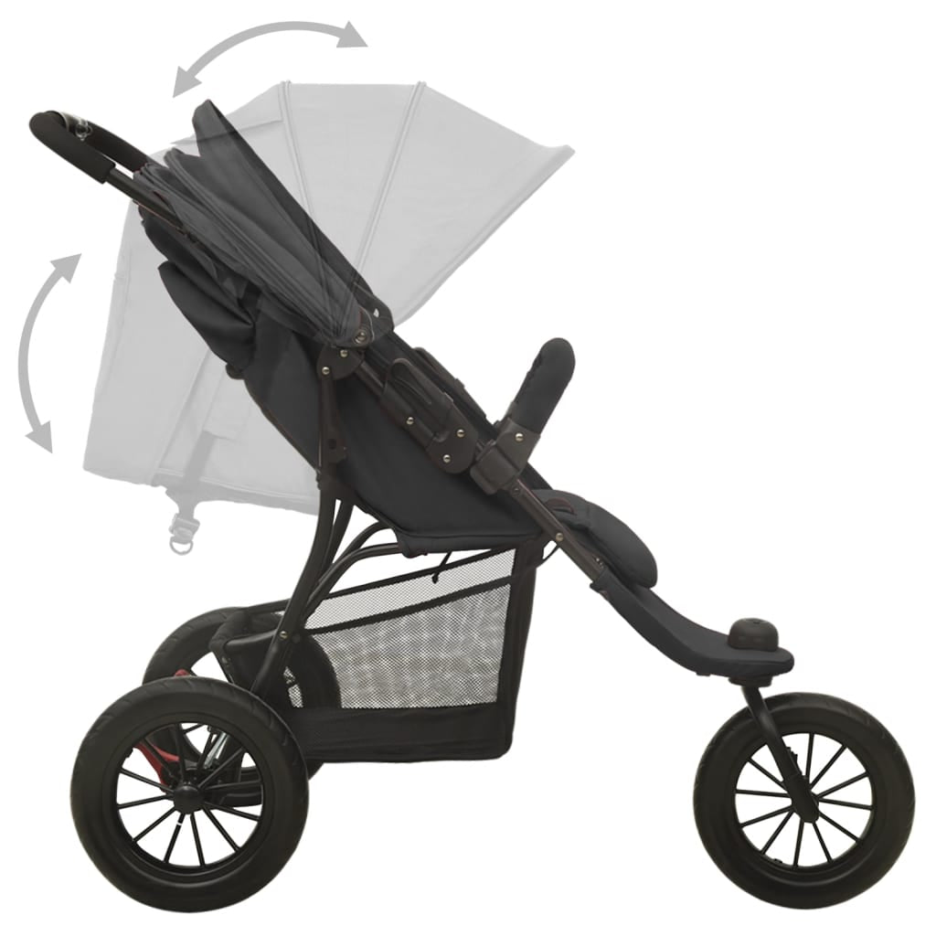Kinderwagen Stahl Kinderbuggy Reisebuggy Sportwagen Mehrere Auswahl Vidaxl