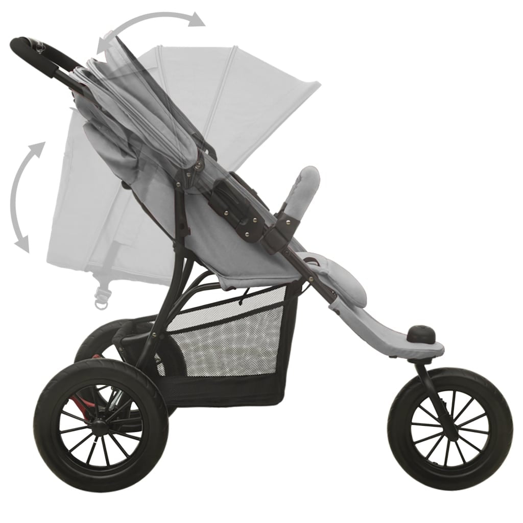 Kinderwagen Stahl Kinderbuggy Reisebuggy Sportwagen Mehrere Auswahl Vidaxl