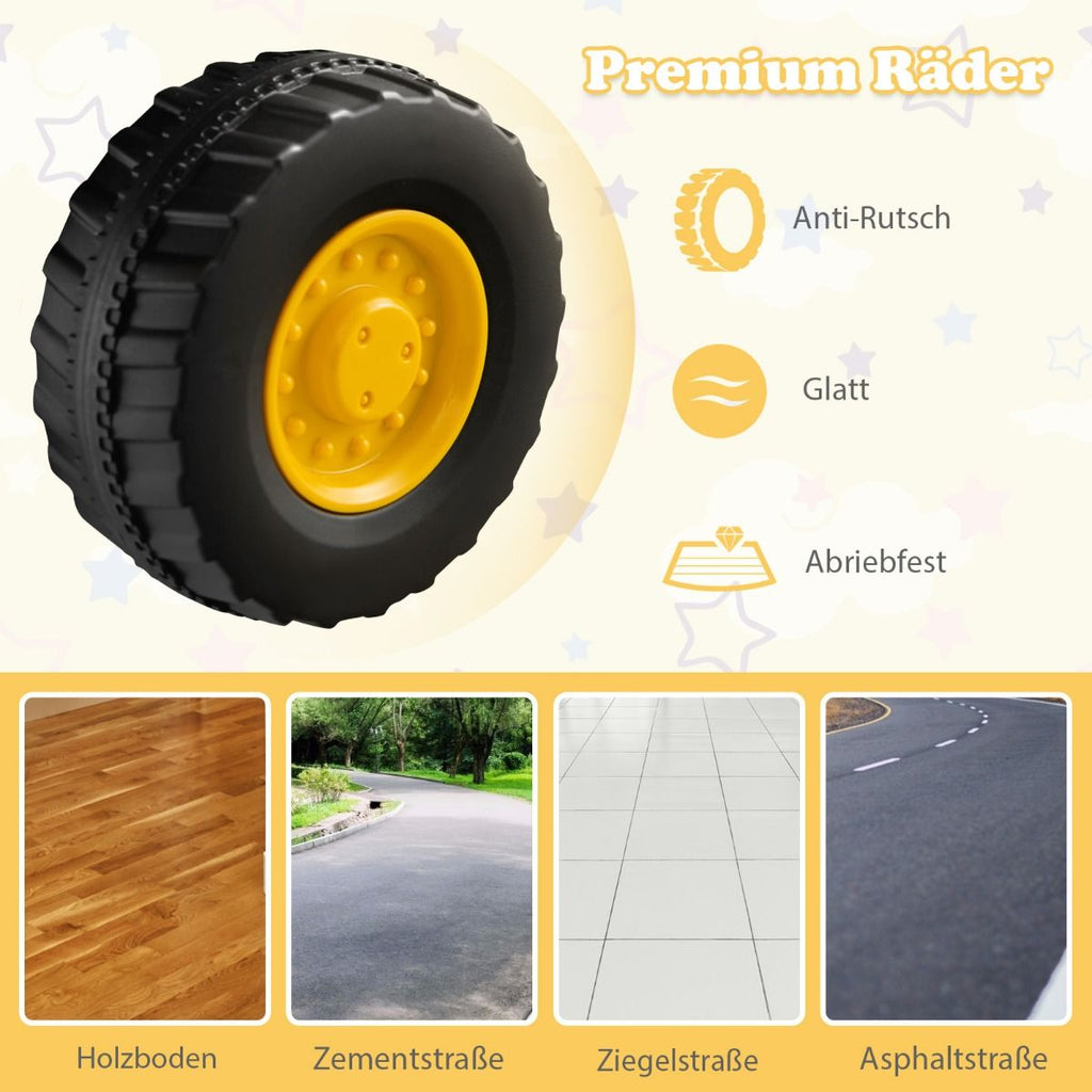 Kinder-Räumschaufel Funktionales Bagger-Spielzeug Mit Schaufelbagger 74 X 30 X 54 Cm Gelb